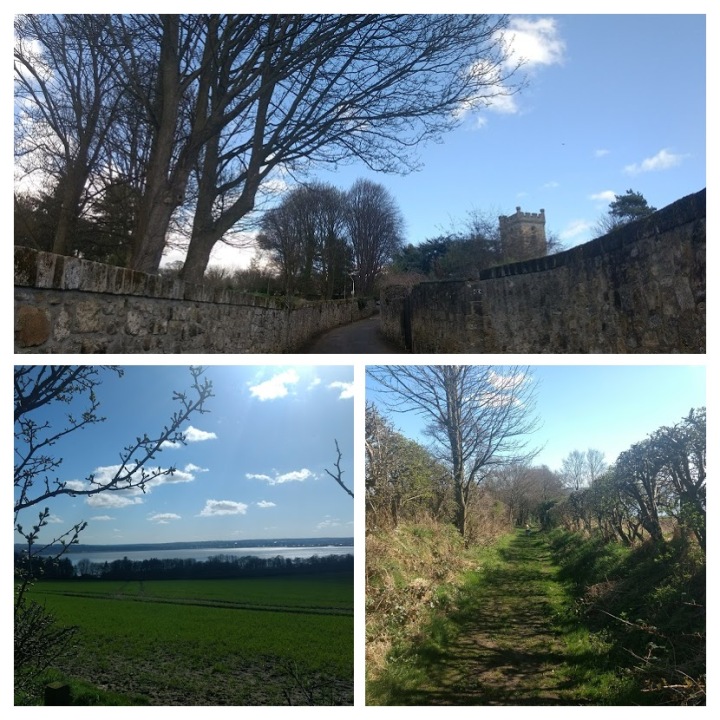 Caminho para a abadia do século 13, e trilhas belas e tranquilas para caminhar.